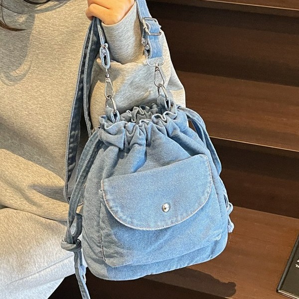 This year's popular bestsellers are denim bags for women's summer 2025, new niche pleated crossbody bags for women, and bucket bags Specification drawing