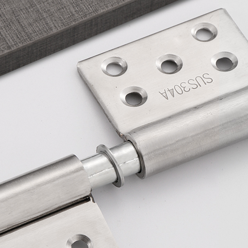 304 stainless steel flag-shaped hinge bathroom door and window detachable flag-shaped hinge fireproof door detachable welded folding Specification drawing