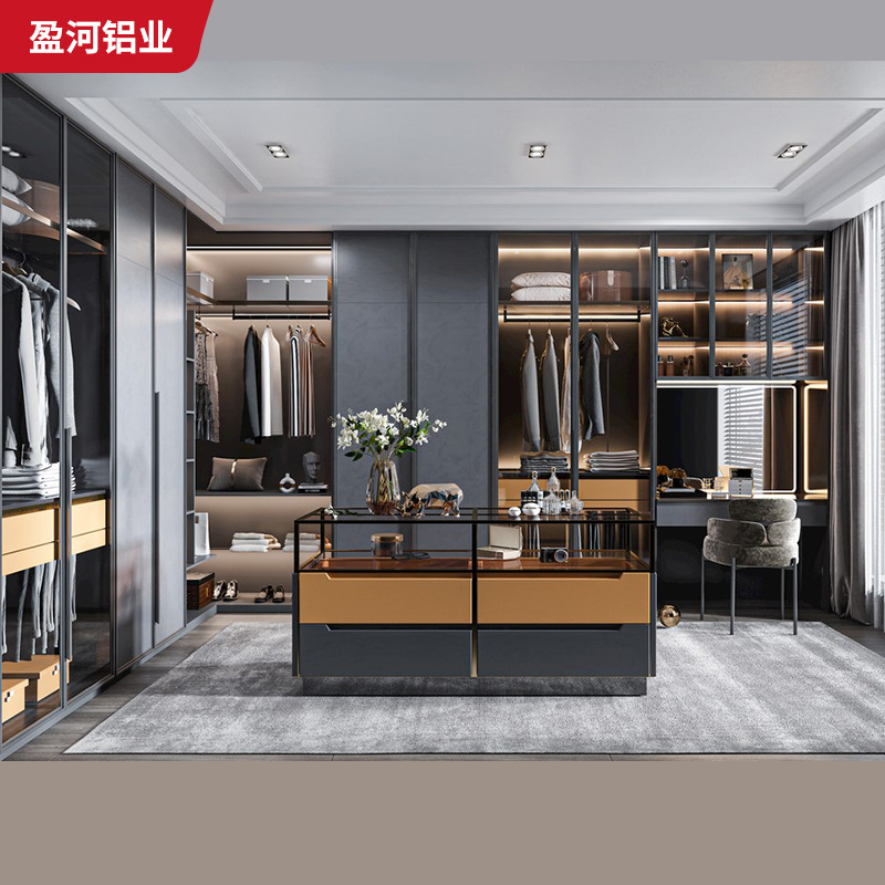 Foshan all-aluminum furniture customization, modern and simple storage and storage integrated aluminum alloy balcony washing wardrobe source manufacturer Application Scenario