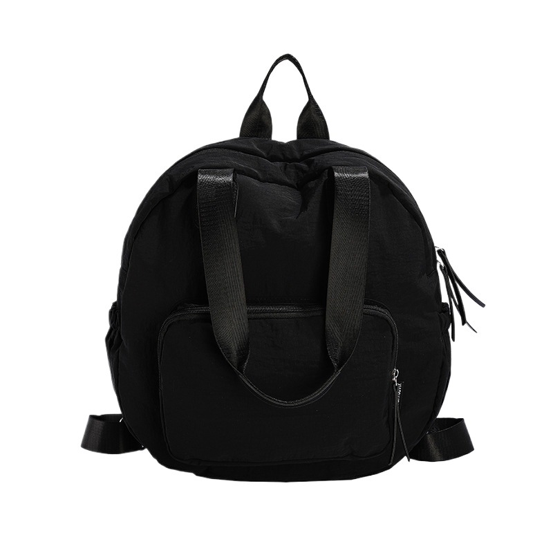 A new trendy and casual water-splashing single-shoulder commuter bag with large capacity, fashionable women's travel lightweight bag and anti-wear backpack Item Picture
