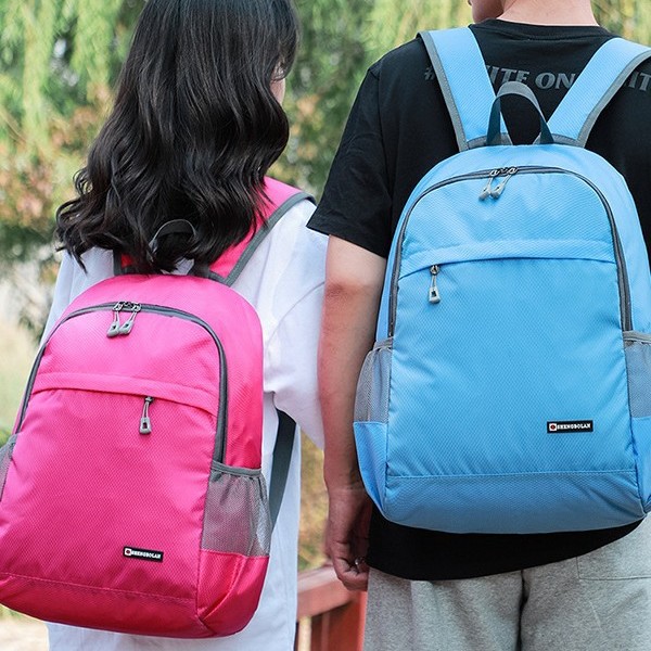 Simple and casual backpack, large-capacity backpack, new style 2024 fashionable schoolbag for junior and senior high school students, couple backpack details Picture