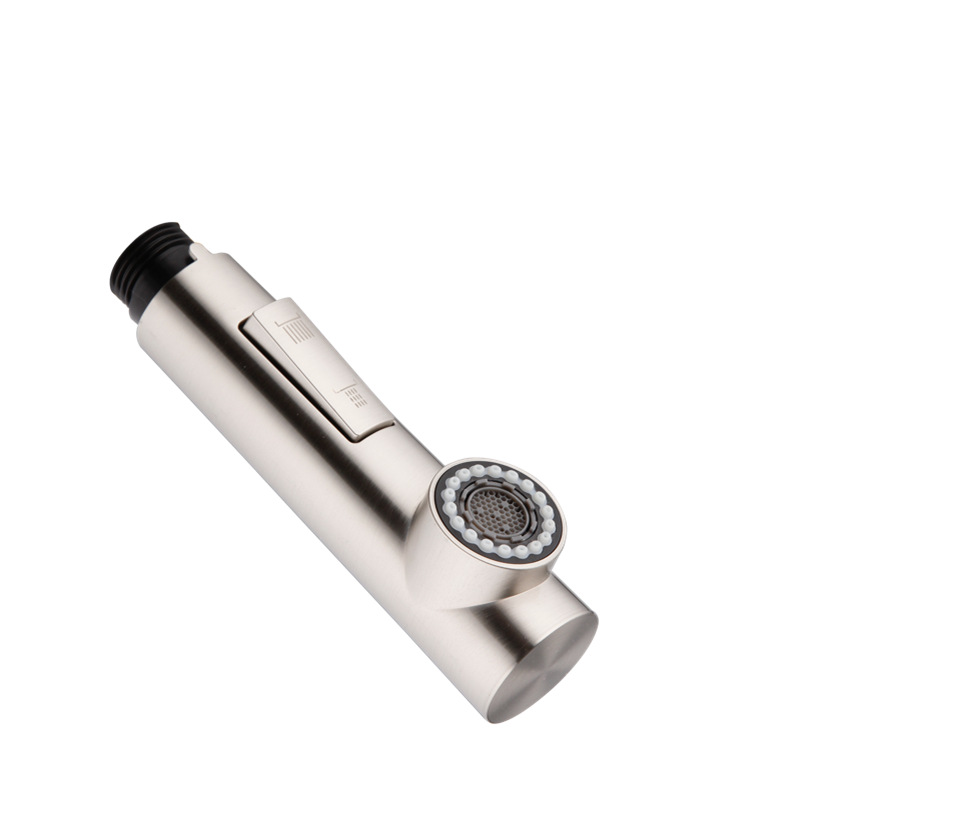 Cross-border faucet accessories, kitchen sink, two-function pull-out cold and hot water faucet, pull-out faucet shower head Application Scenario