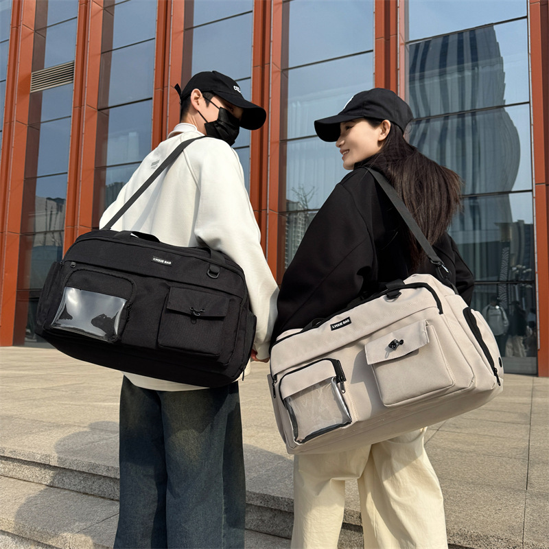 Short-distance travel bags, large-capacity dry-wet separated swimming and fitness sports bags, portable hand-held crossbody luggage storage bags details Picture