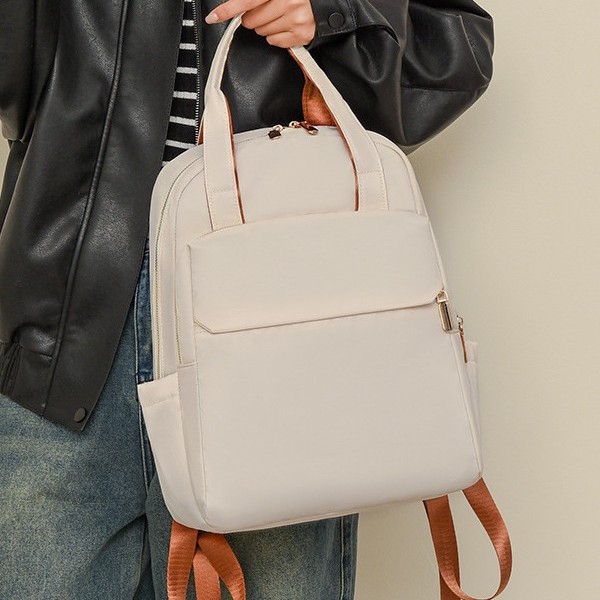 Backpack, women's backpack, campus commuting, high-end feel, large capacity, lightweight travel, computer bag, multi-functional anti-theft schoolbag Specification drawing