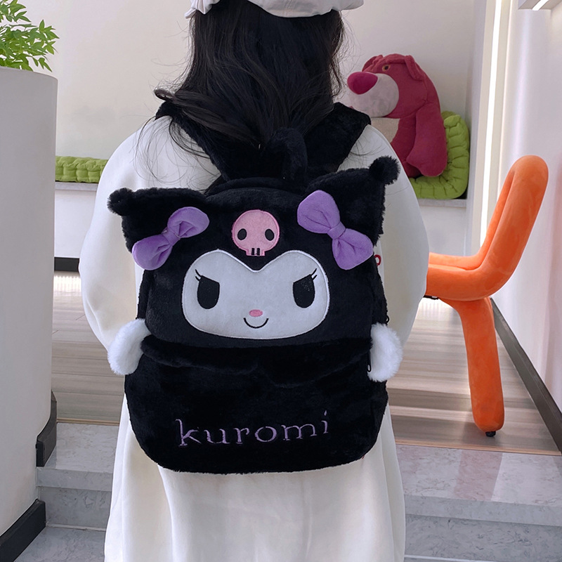 Cartoon Japanese-style soft girl schoolbag, cute on Instagram, large-capacity class backpack that can hold A4 paper, travel bag for outings details Picture