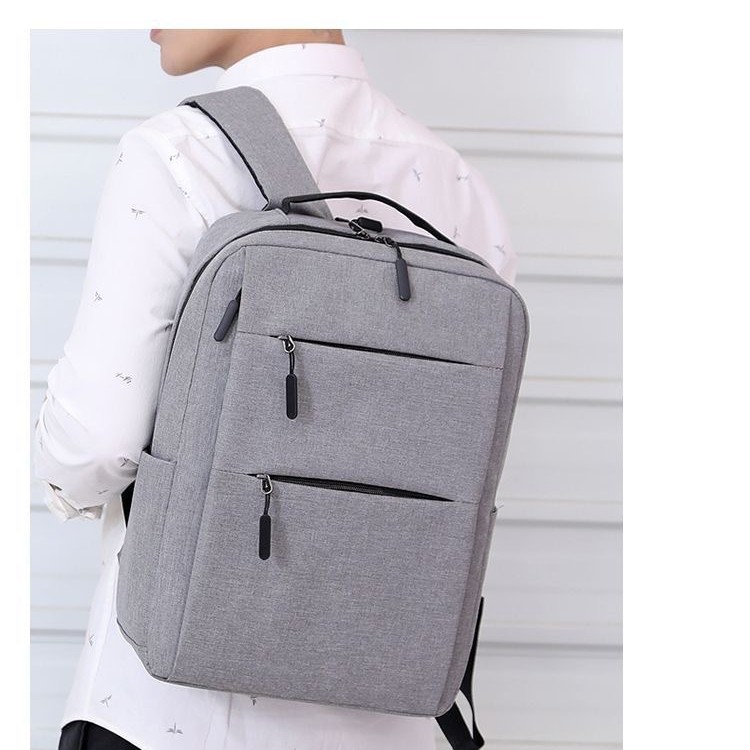 Business and casual backpacks, men's and women's computer bags, large-capacity travel bags, high school student schoolbags, Korean version middle school student backpacks Specification drawing