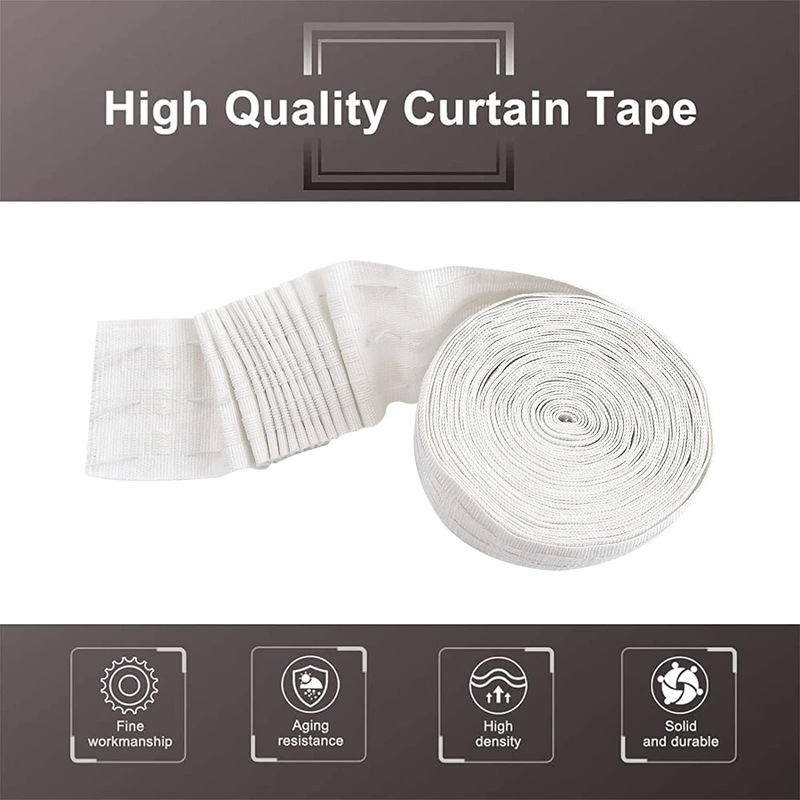 Cross-border retail curtain accessories: 10-meter curtain fabric tape in stock Application Scenario