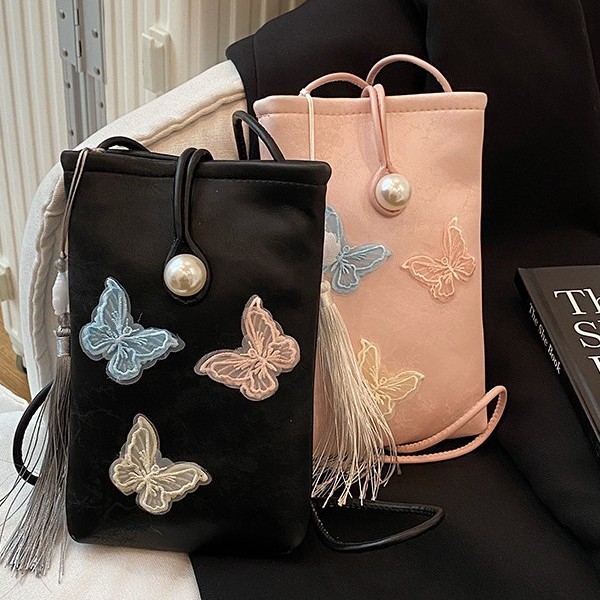 New Chinese-style mini square bag for women 2025 Summer, stylish and versatile, single-shoulder crossbody mobile phone bag details Picture