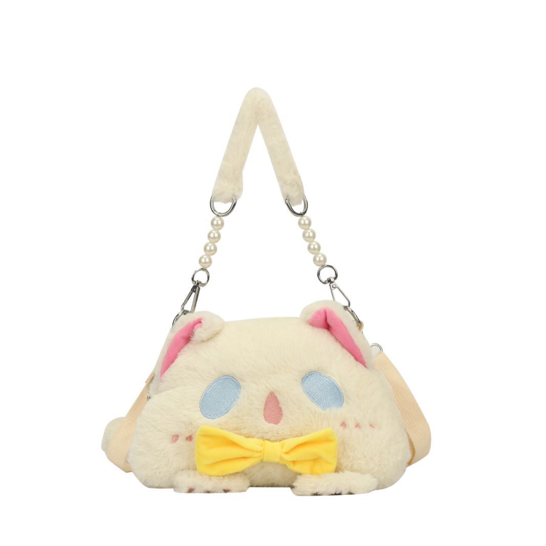 Plush bag 2023 Autumn New Style Lolita Youyou Cat Crossbody Bag Animal Doll Soft and cute hand-held crossbody bag Item Picture