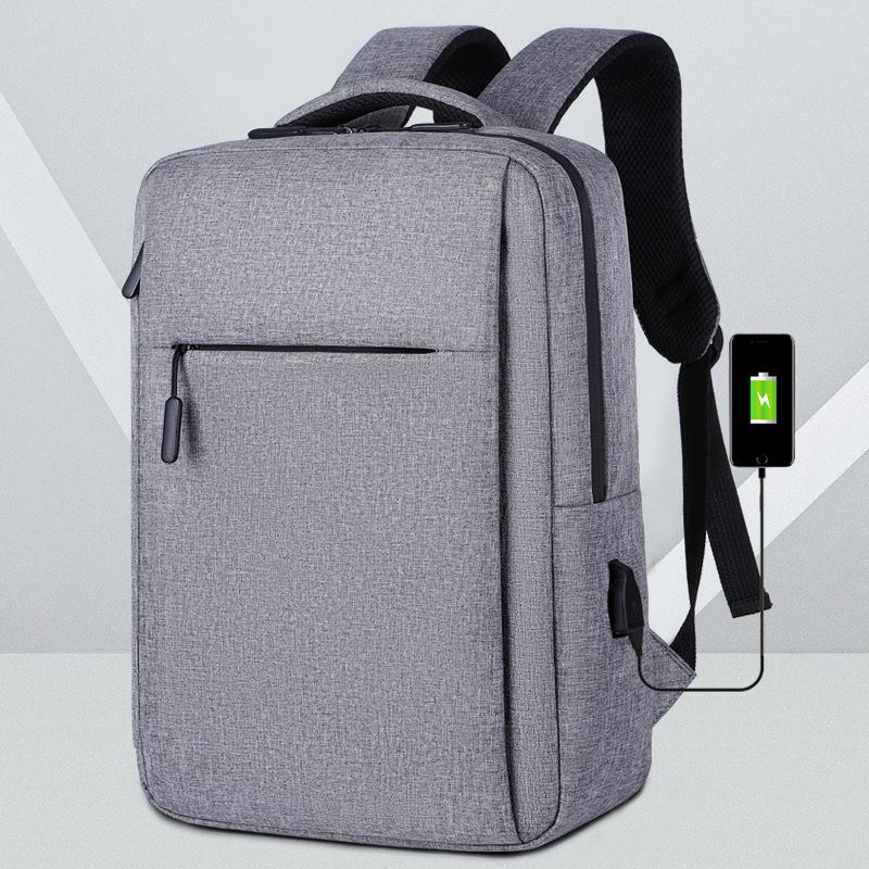 Large-capacity backpack, men's computer backpack, men's fashionable schoolbag, business commuting travel, student backpack full figure