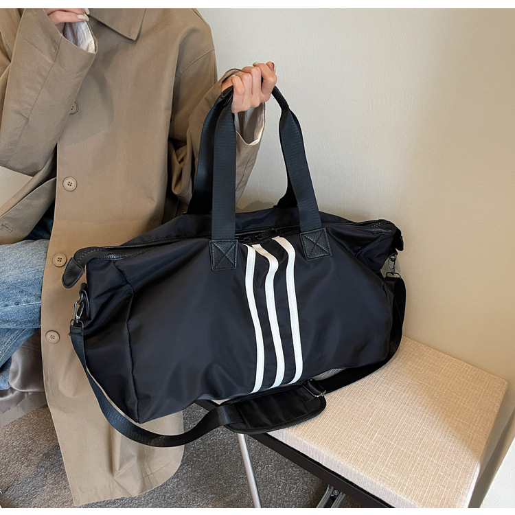 Oxford cloth large-capacity business trip luggage bag, high-end short-distance portable light travel bag, sports yoga fitness bag full figure
