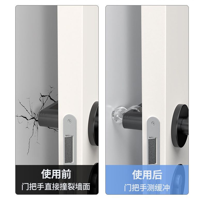 Window anti-collision pads, transparent door stops without perforation, broken bridge aluminum window door handles, gloves, door stopper protective sleeves, door blocking Application Scenario