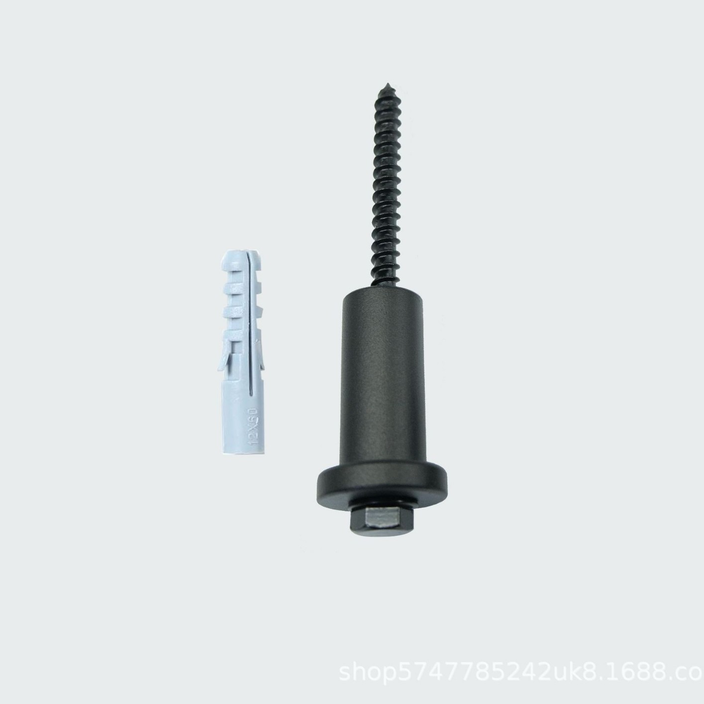 Barn door accessories: Extended barn door track pipe clamps details Picture
