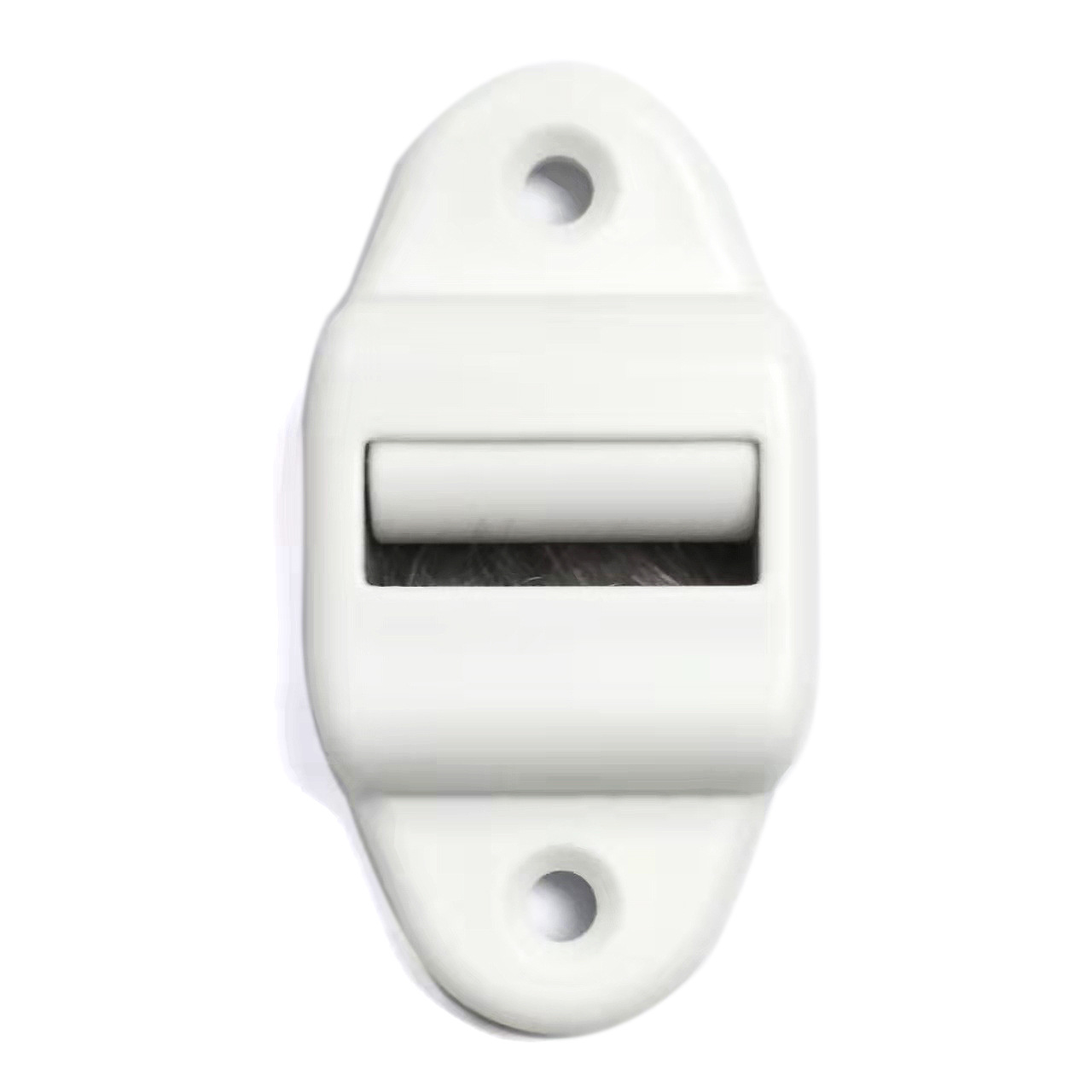 Factory direct supply of aluminum alloy curtain accessories: outer belt guide wheel, plastic guide head, 23MM roller webbing wheel Item Picture