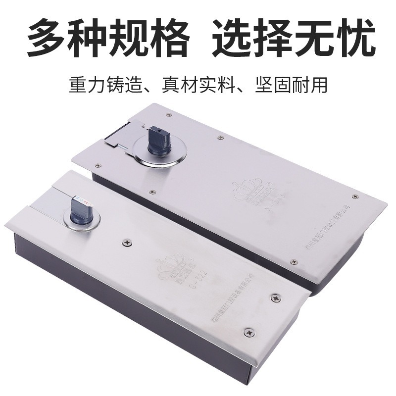 Glass floor spring frameless and frameless door 220B/818/322/1400 model glass door and wooden door floor spring Specification drawing