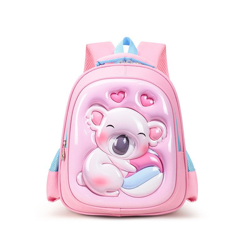 Children's hard shell schoolbag 3D stereoscopic cartoon schoolbag for kindergarten kids, 3-6 years old boys and girls eggshell backpack Item Picture