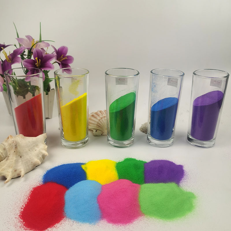 Colored fine sand bottles, colored sand performance, sand bottle painting, sand painting, wedding sand, children's handmade sand, wishing sand, loose sand Application Scenario