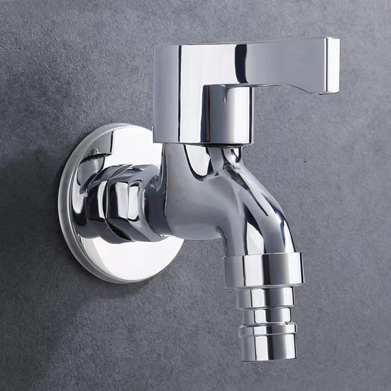Copper washing machine, household faucet, balcony, bathroom, pointed mouth, single cooling, 4-point washing machine, mop, pool faucet wholesale full figure