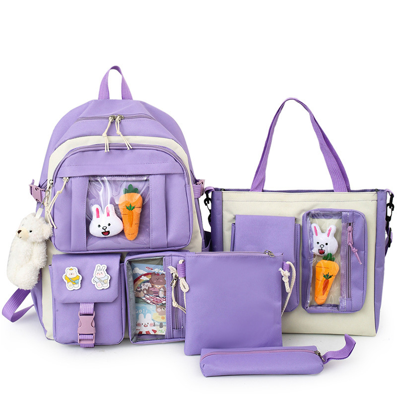 Lightweight schoolbag for girls, cute for primary school students, large-capacity children's backpack for girls in grades three to five and six in summer Item Picture