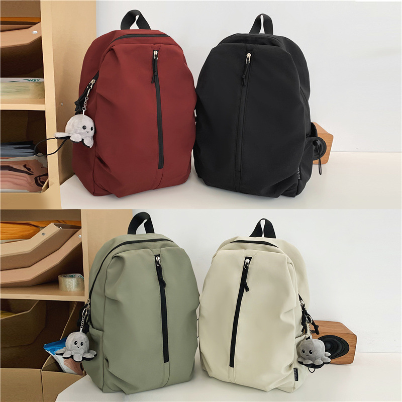 Cross-border schoolbags, trendy male college and high school students, large-capacity new cool forest-themed backpacks, travel double backpacks details Picture