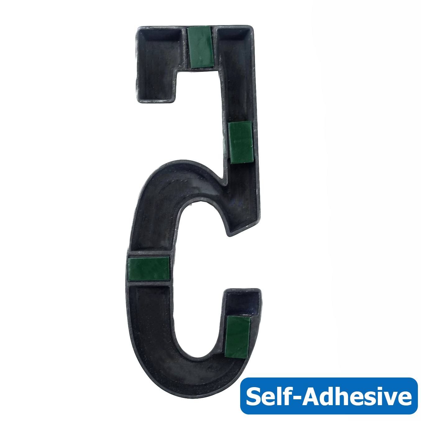 4-inch self-adhesive retro zinc alloy digital house number cross-border Item Picture