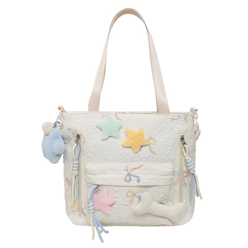 The new student schoolbag features a high level of appearance, is cute and versatile, has a large capacity, is cute, and is a water-resistant shoulder bag for junior and senior high school students Item Picture