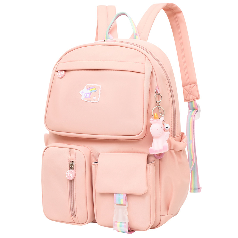 New schoolbag for primary school girls, grades one, three and six, princess girls, lightweight children's backrest and burden reduction backpack Item Picture