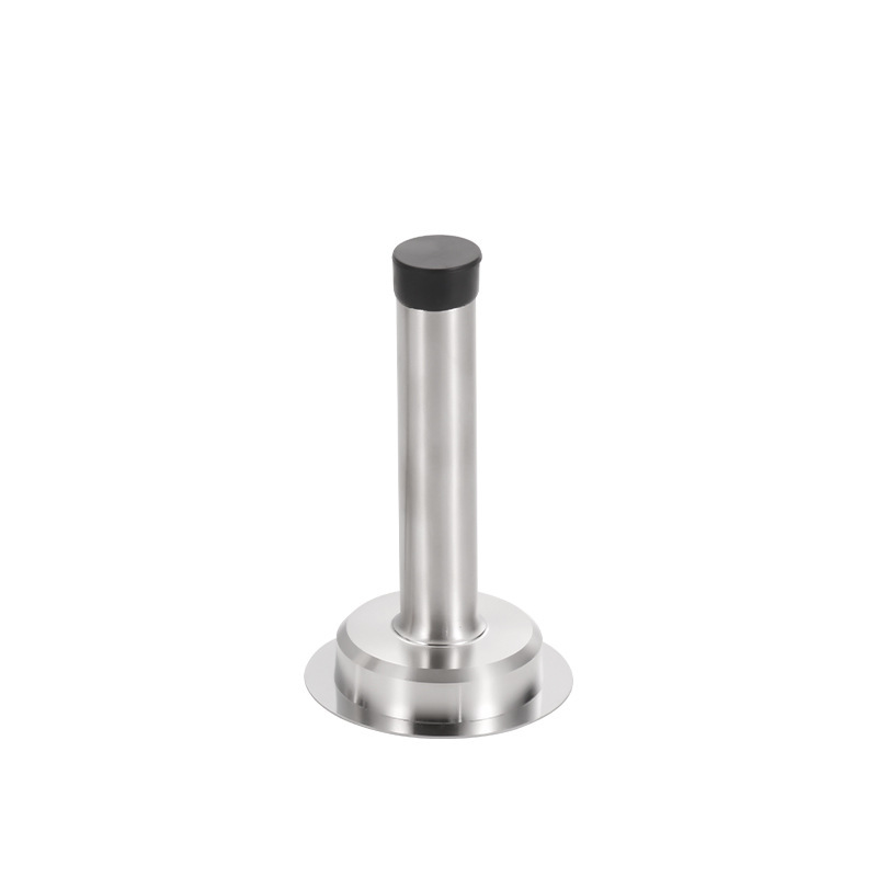 Stainless steel door top anti-collision door stopper, rubber limiter, wall-mounted door stopper, no need to drill holes, extended door bump Item Picture
