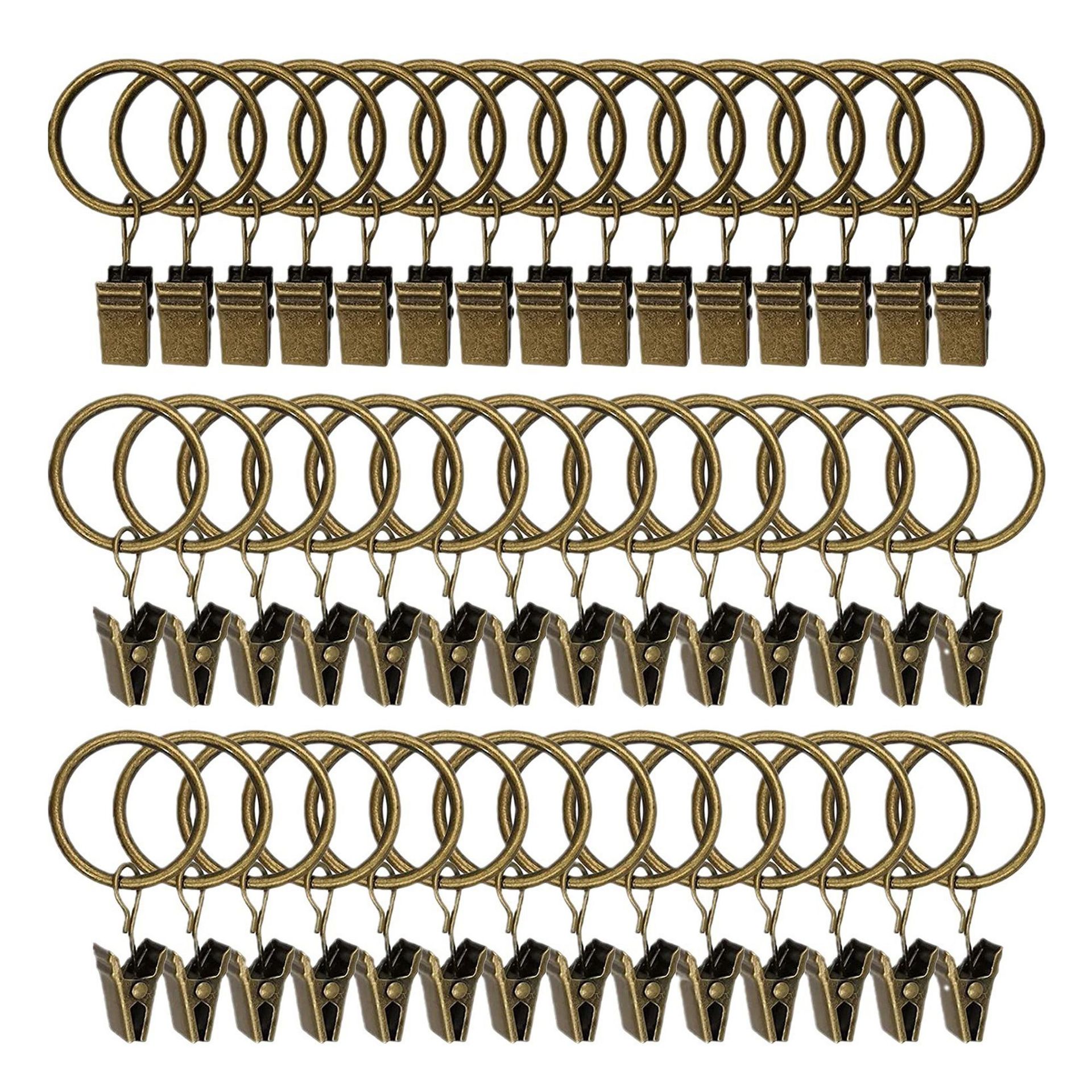 Curtain ring clip 3.5*38MM, curtain hook Roman ring, metal bath curtain ring factory direct sales Item Picture