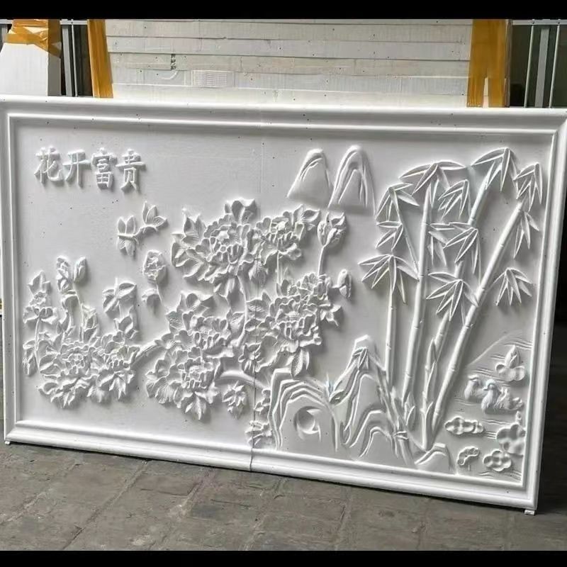 Qqz villa exterior EPS relief decoration, wall carved murals, European-style foam three-dimensional carvings, ready-made finished products Application Scenario