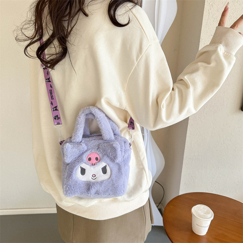 New SpongeBob SquarePants hand-held crossbody bag, girlish claw machine doll, exchange for loose change, makeup bag and birthday gift Specification drawing