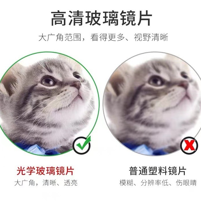 High-definition cat-eye entrance door anti-theft door mirror, extended household stainless steel cat-eye, metal anti-picking adjustable sheep eye wholesale Specification drawing
