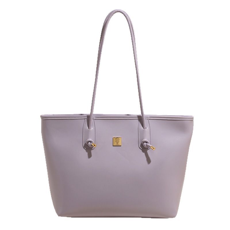 High-end, large-capacity commuter tote bag for women, 2025 new style, lacquered, versatile and fashionable single-shoulder underarm bag Item Picture