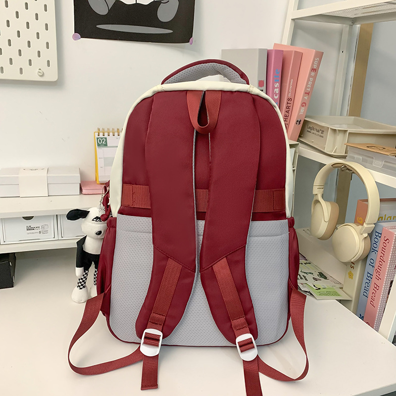 Cute and childlike schoolbag for girls 2024 New Korean version Instagram high appearance level backpack for primary and secondary school students in grades three to six Specification drawing