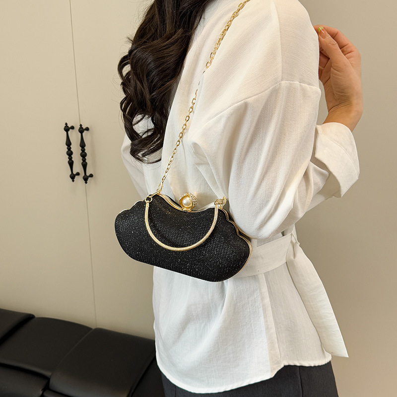 Fashionable and niche design chain bag 2025 new trendy hand-carry quality commuter single-shoulder crossbody bag Specification drawing