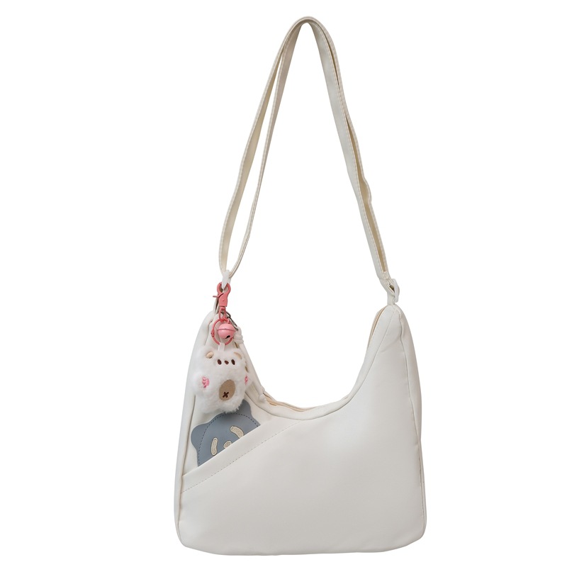 This Japanese-style cartoon panda single-shoulder bag is simple and versatile for women, a lightweight crossbody bag, a women's underarm bag, and a commuting bag Item Picture