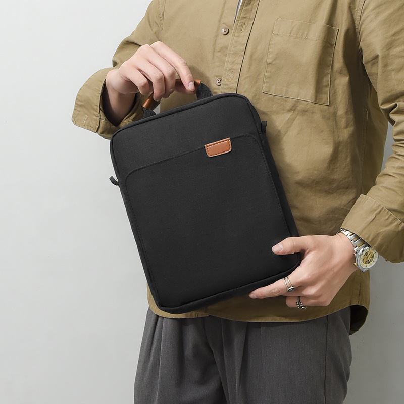 Cross-border simple tablet bag, commuting to work, business and leisure single-shoulder bag, tablet hand-held crossbody bag Specification drawing