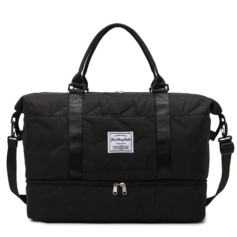 Wholesale dry-wet separation fashionable fitness bags, large-capacity women's yoga bags, and short-distance hand-carry travel bags with handles Item Picture