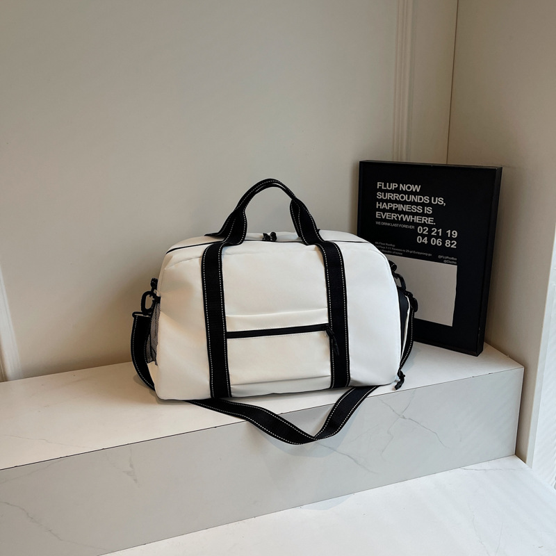 Business travel bags for women, large-capacity hand-held light luggage storage bags, casual dry and wet separated sports and fitness bags for men Specification drawing