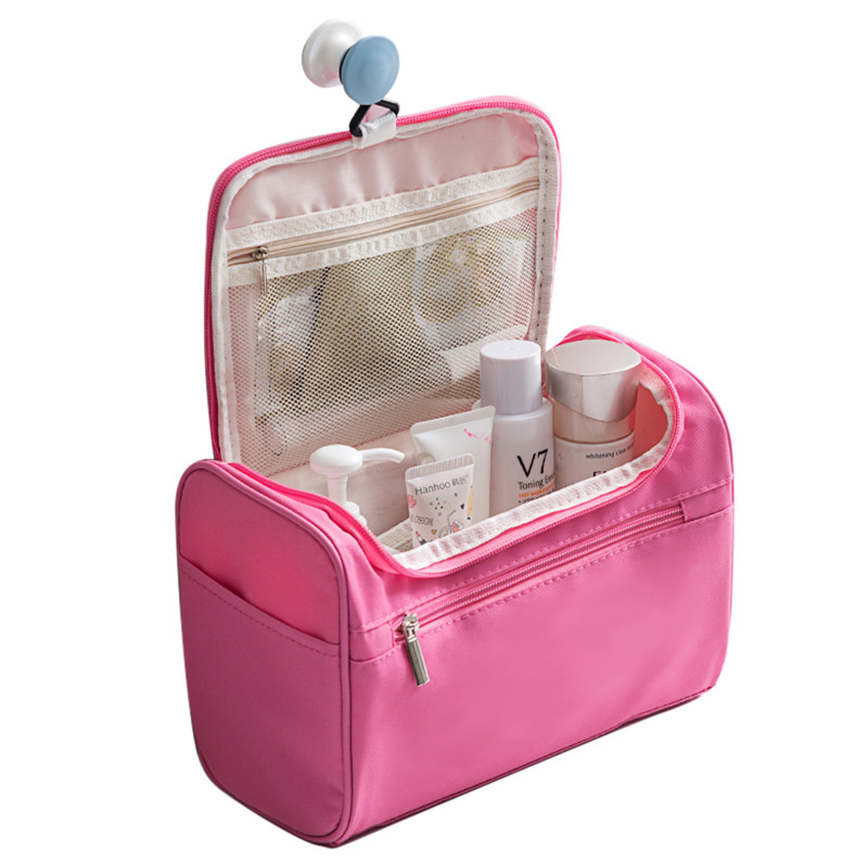 Portable, simple and large-capacity travel toiletry bag, pillow hook toiletry bag, waterproof Oxford cloth hand-held storage bag Item Picture