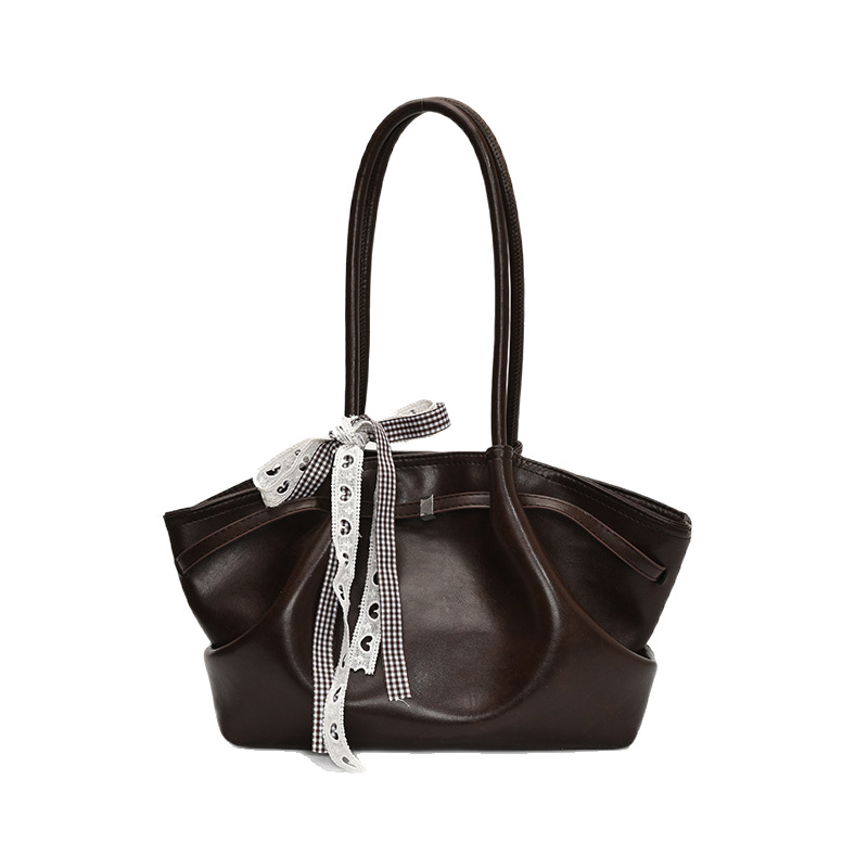 The 2025 new high-end pleated fashionable hand-held underarm bag is a trendy and versatile choice for women. It's a super popular solid color single-shoulder bag Item Picture