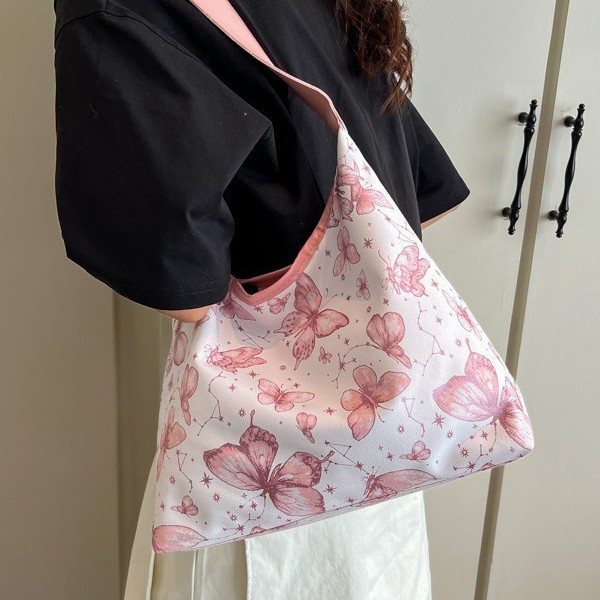 The 2025 new style of stylish and elegant design, single-shoulder crossbody, stylish butterfly, retro and fresh, underarm texture handbag Specification drawing