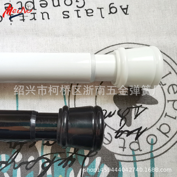 Factory direct sales of super-strong load-bearing stainless steel telescopic rods, curtain rods and shower curtain rods, no installation required Application Scenario