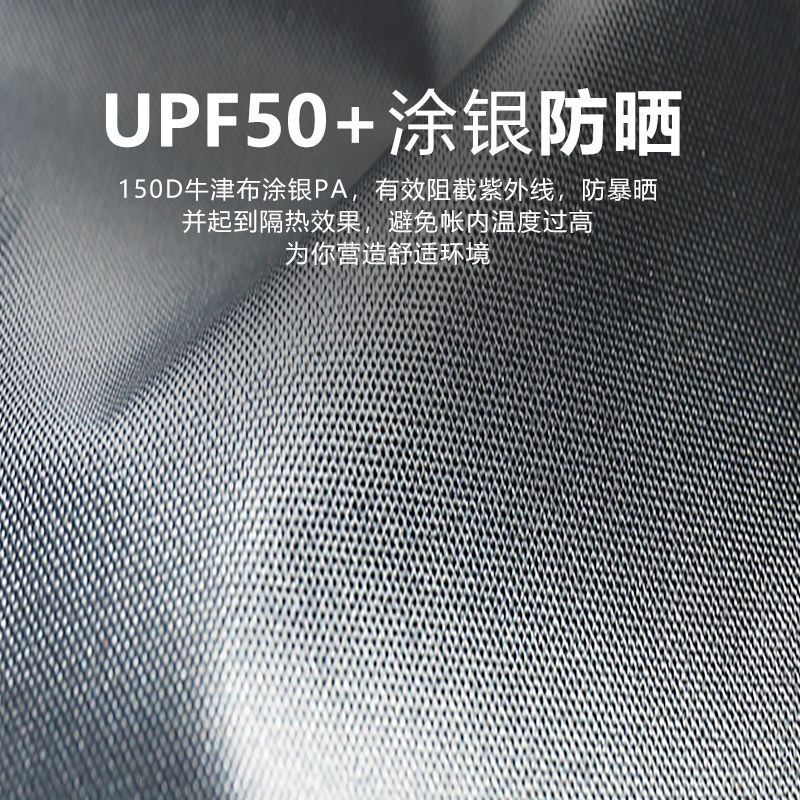 Outdoor camping canopy tent, lightweight canopy fabric, rainproof, sun-proof and sunshade canopy, camping and picnic equipment Norfan Specification drawing
