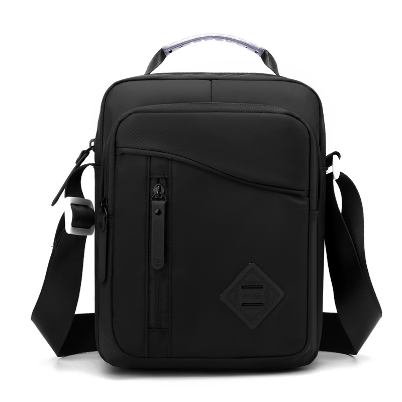New cross-border men's single-shoulder bag, men's bag, business casual vertical bag, small backpack, travel single-shoulder crossbody bag Item Picture