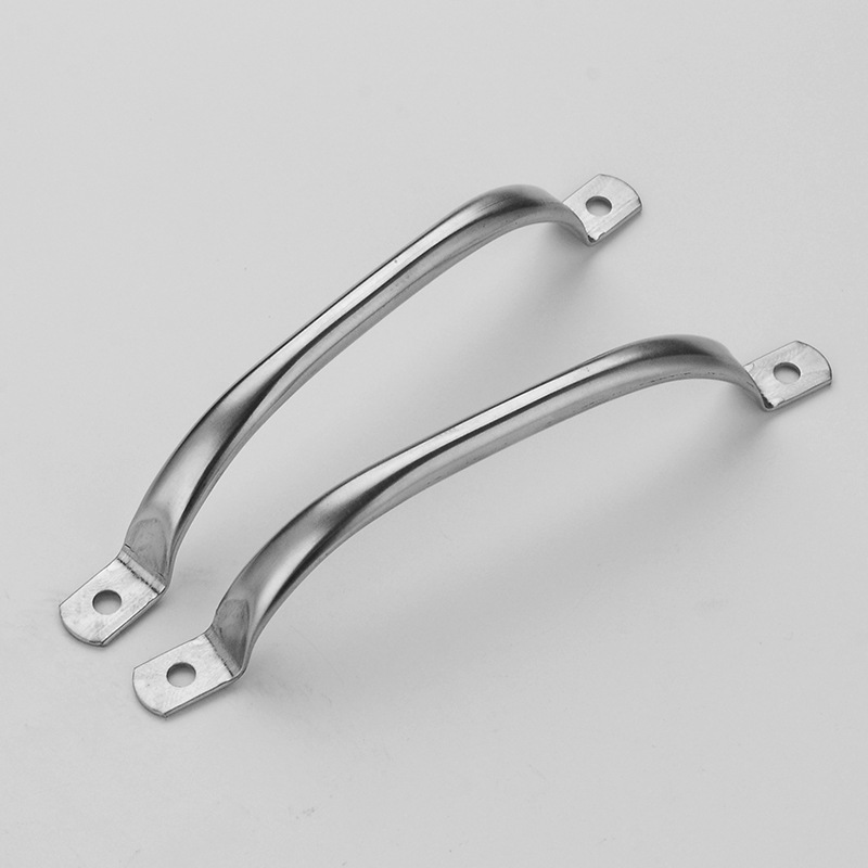 【 Dongxin Hardware 】 Simple round tube handle/cutting board handle/chopping board handle, stainless steel hollow tube handle Specification drawing