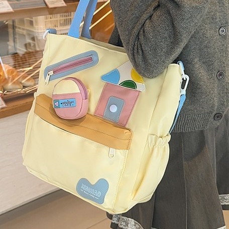 The new autumn 2024 collection features a cute single-shoulder crossbody bag with cow print, a student handbag, and a fun children's tutorial bag with a large capacity Application Scenario