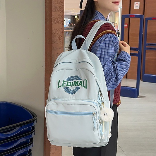 Japanese-style InS-style casual large-capacity schoolbags for junior and senior high school students, female primary school students' backpacks, lightweight and lightweight backpacks details Picture