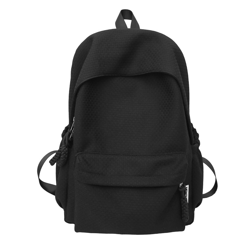 New Korean style Instagram forest-themed fresh and simple backpack for women, high appearance level, solid color, girlish travel backpack Item Picture