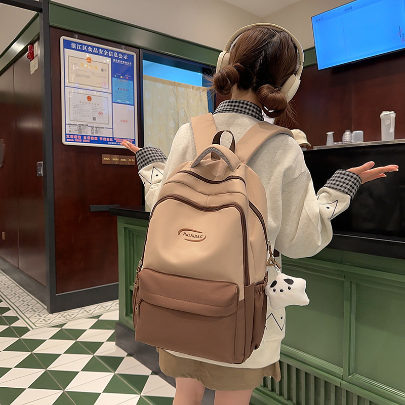 New Korean-style backpack for college students, large capacity, fresh and simple, versatile backpack for junior high school students and high school students Specification drawing